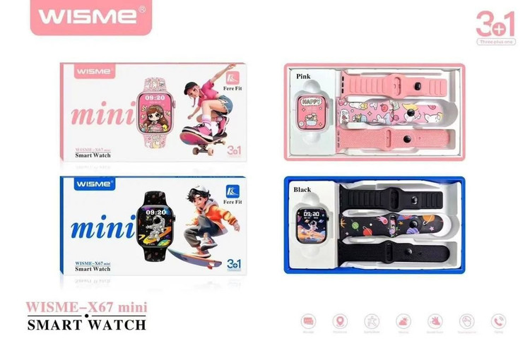 ساعت هوشمند ویسمی مدل WISME-X67 Mini سایز ۴۱ میلیمتری